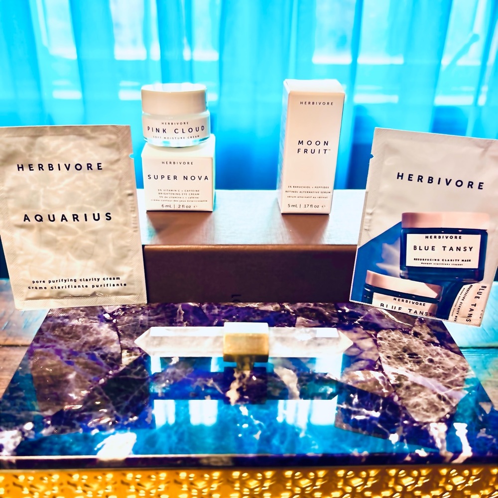 🌱 5-piece Herbivore Skincare Line, Personalized Sample Set 🪴